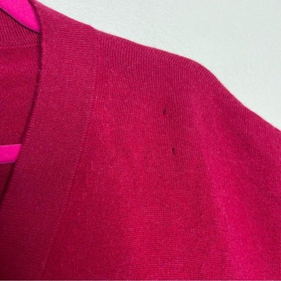 Fabiana Filippi Hot Pink Cashmere Wool & Silk Sleeveless Sweater Top Size M - Picture 5 of 7